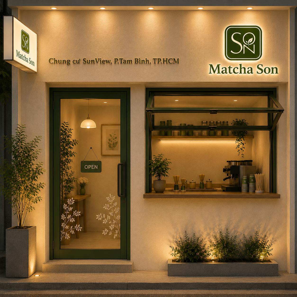 Chi nhánh 1 Matcha Son — matcha Thủ Đức tại Chung cư SunView, P.Tam Bình, TP.HCM